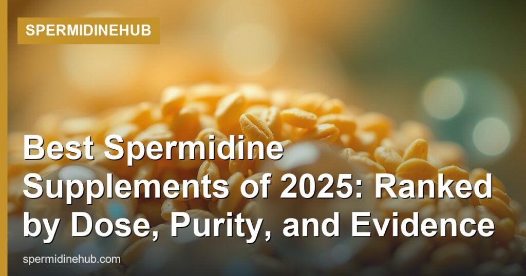 Best Spermidine Supplements of 2025: Ranked by Dose, Purity, and Evidence - SpermidineHub