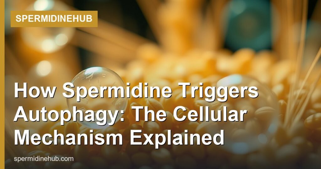 How Spermidine Triggers Autophagy: The Cellular Mechanism Explained - SpermidineHub