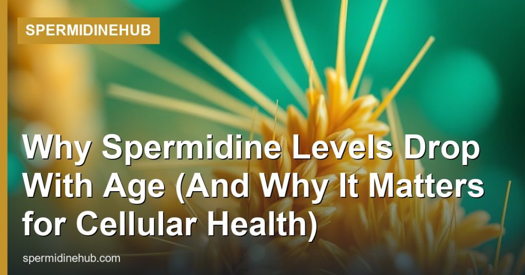 Why Spermidine Levels Drop With Age (And Why It Matters for Cellular Health) - SpermidineHub