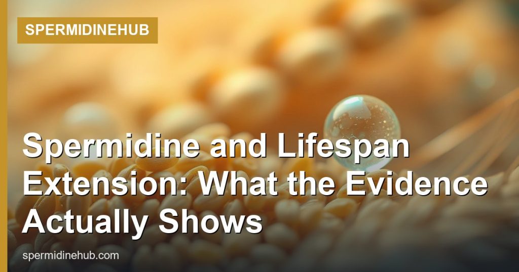 Spermidine and Lifespan Extension: What the Evidence Actually Shows - SpermidineHub