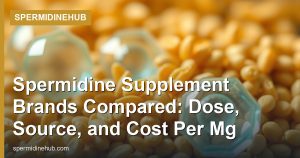 Spermidine Supplement Brands Compared: Dose, Source, and Cost Per Mg