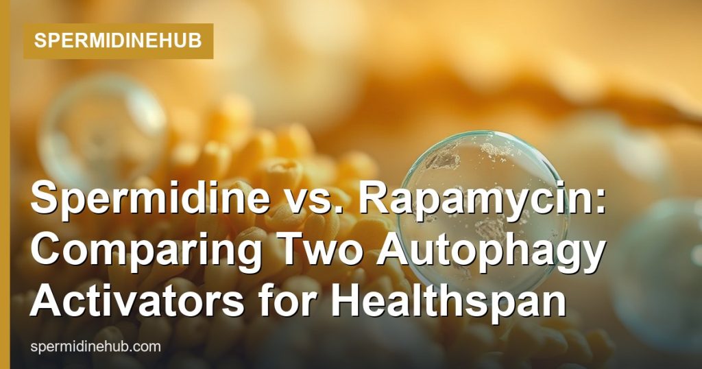 Spermidine vs. Rapamycin: Comparing Two Autophagy Activators for Healthspan - SpermidineHub