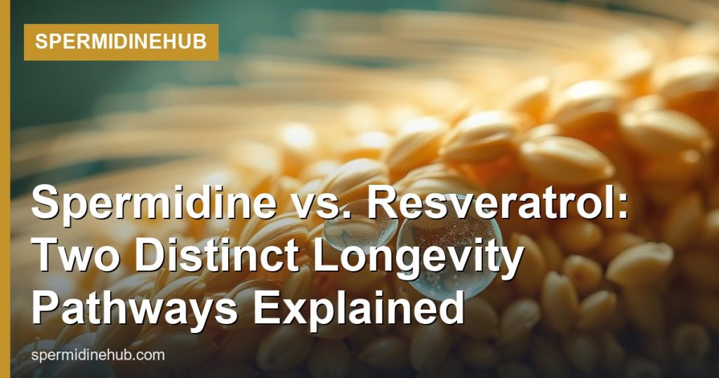 Spermidine vs. Resveratrol: Two Distinct Longevity Pathways Explained - SpermidineHub