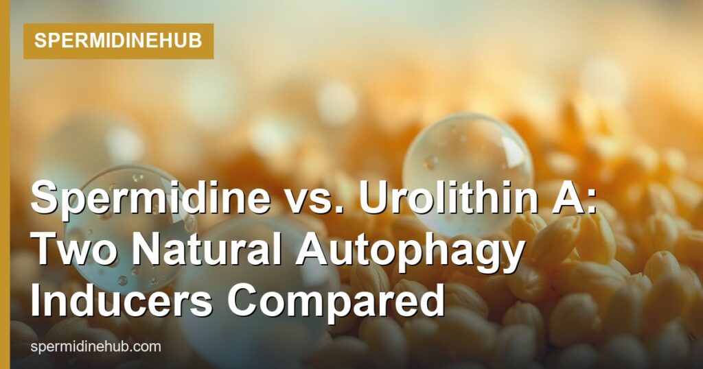 Spermidine vs. Urolithin A: Two Natural Autophagy Inducers Compared - SpermidineHub