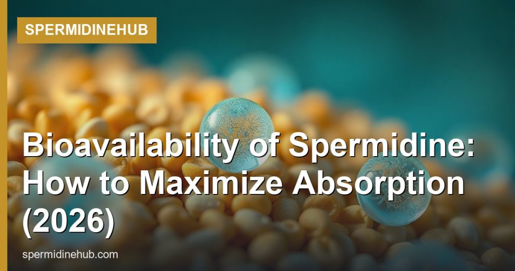 Bioavailability of Spermidine: How to Maximize Absorption (2026) - SpermidineHub