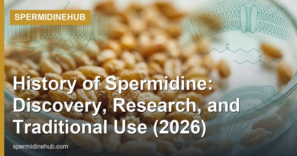 History of Spermidine: Discovery, Research, and Traditional Use (2026) - SpermidineHub