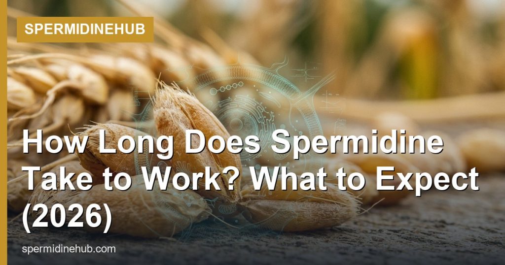 How Long Does Spermidine Take to Work? What to Expect (2026) - SpermidineHub