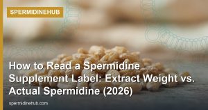 How to Read a Spermidine Supplement Label: Extract Weight vs. Actual Spermidine (2026)