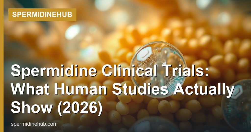 Spermidine Clinical Trials: What Human Studies Actually Show (2026) - SpermidineHub